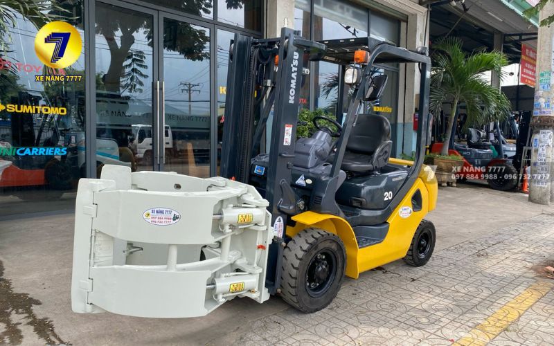 Chức năng xe nâng kẹp tròn