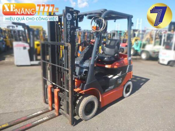 xe nâng điện ngồi lái toyota 8fb15 2021