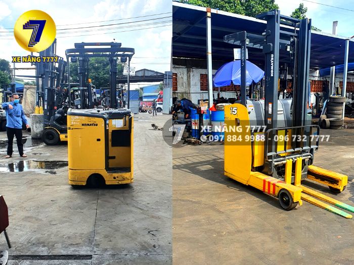Xe điện đứng lái KOMATSU FB15-15