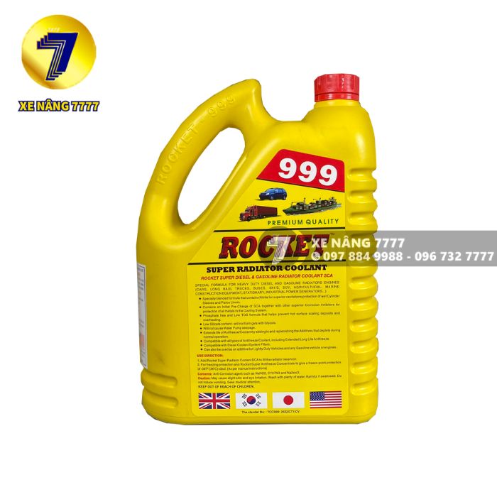 Nước làm mát ROCKET 999 màu xanh