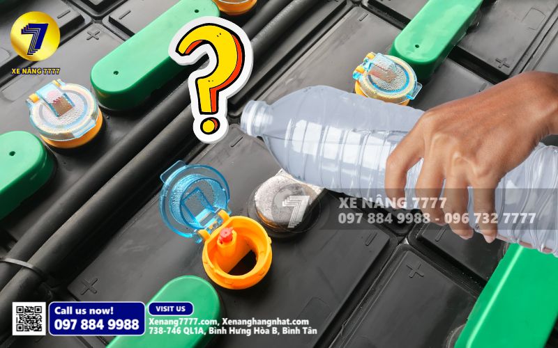 Những loại nước thích hợp để châm bình điện