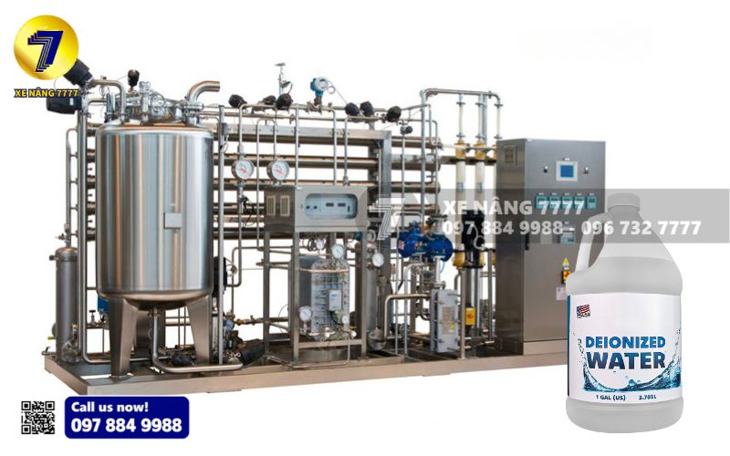 Cần hệ thống để sản xuất nước khử ion