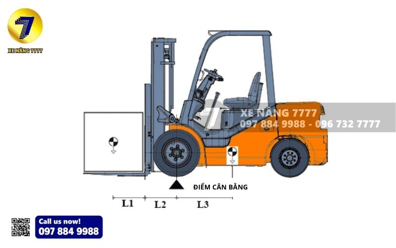 Cách tính tải trọng theo trọng tâm hàng hóa