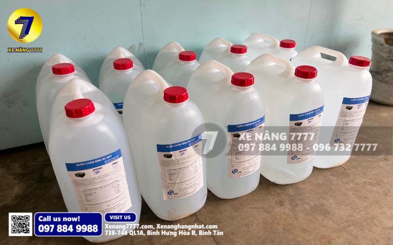 Nước làm mát xe nâng