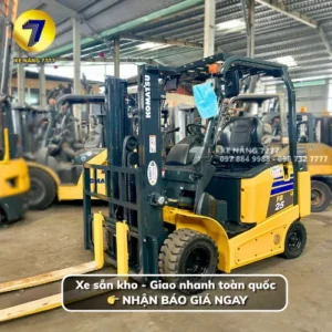 Xe nâng điện ngồi lái 2.5 tấn KOMATSU FB25-12