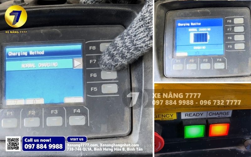 Bước 5: Xem màn hình thang đo điện