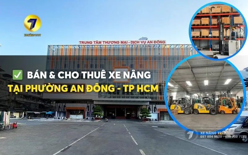 Xe nâng phường An Đông