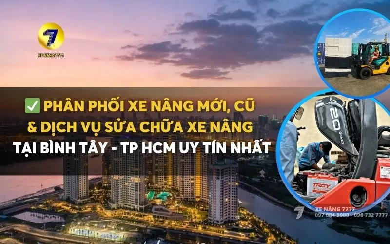 xe nâng bình tây