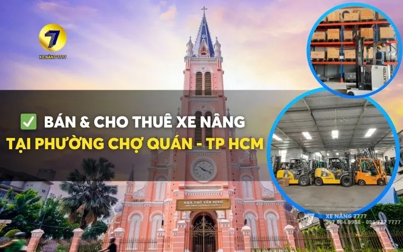 xe nâng phường chợ quán