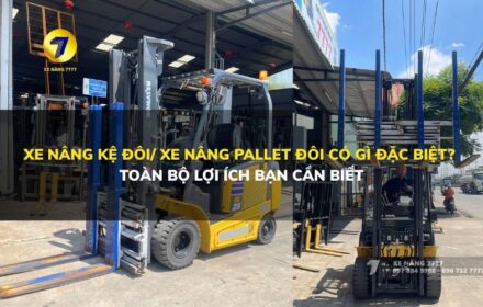 xe nâng kệ đôi, xe nâng pallet đôi