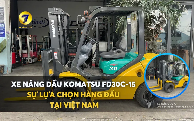 XE NÂNG DẦU KOMATSU FD30C-15
