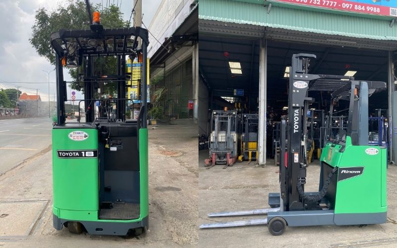 Xe nâng điện đứng lái TOYOTA 8FBR18 – Hàng Nhật Bãi chất lượng cao tại Xe Nâng 7777