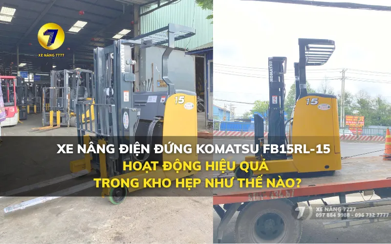 xe nâng điện đứng KOMATSU FB15RL-15
