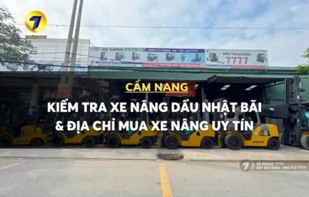 Xe nâng dầu Nhật bãi