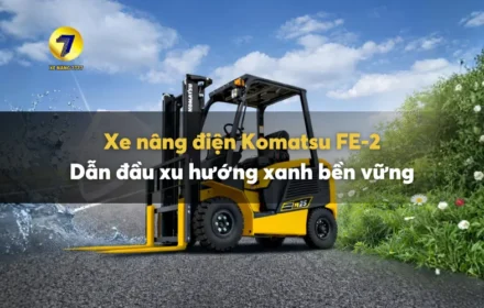 Xe nâng điện Komatsu FE-2: Dẫn đầu xu hướng xanh bền vững
