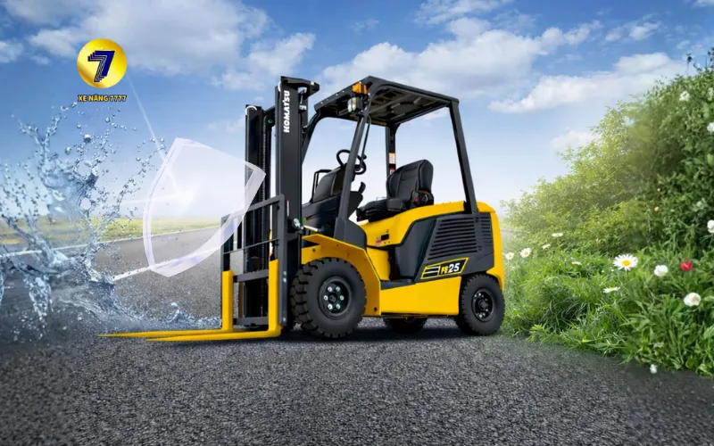 Xe nâng điện Komatsu FE-2: Dẫn đầu xu hướng xanh bền vững
