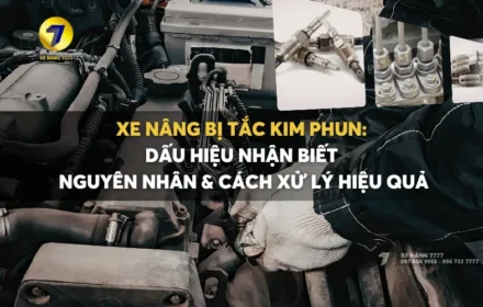 Tình trạng xe nâng bị tắc kim phun
