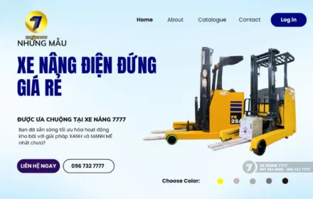 Xe nâng điện đứng lái giá rẻ