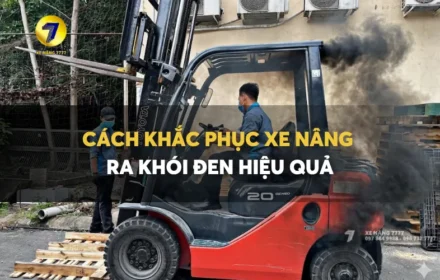 Hiện tượng xe nâng ra khói đen