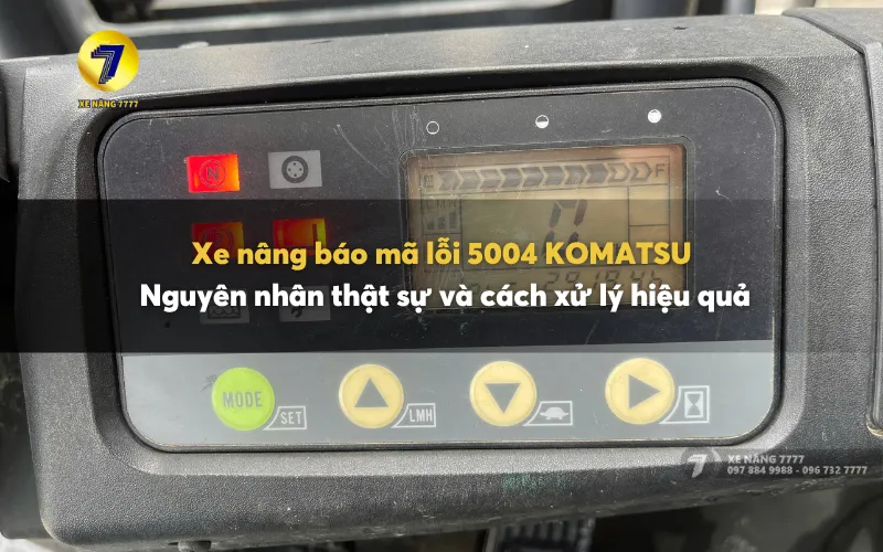 Xe nâng báo mã lỗi