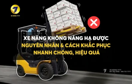 xe nâng không nâng lên được