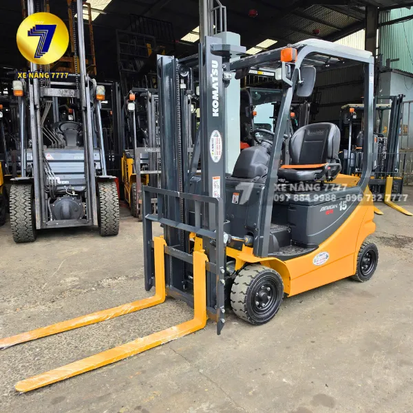 Xe Nâng Điện Ngồi Lái 1.5 Tấn KOMATSU FB15-12